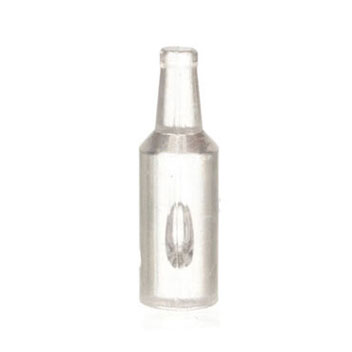 Dollhouse Miniature Beer Bottle/Clear/12